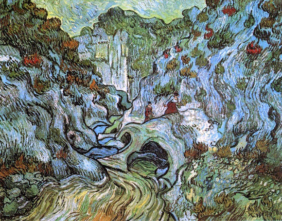  Vincent Van Gogh Les Peiroulets Ravine - Canvas Art Print