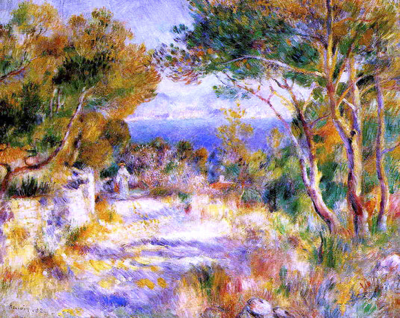  Pierre Auguste Renoir L'Estaque - Canvas Art Print
