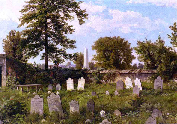  William Trost Richards Leverington Cemetery - Canvas Art Print