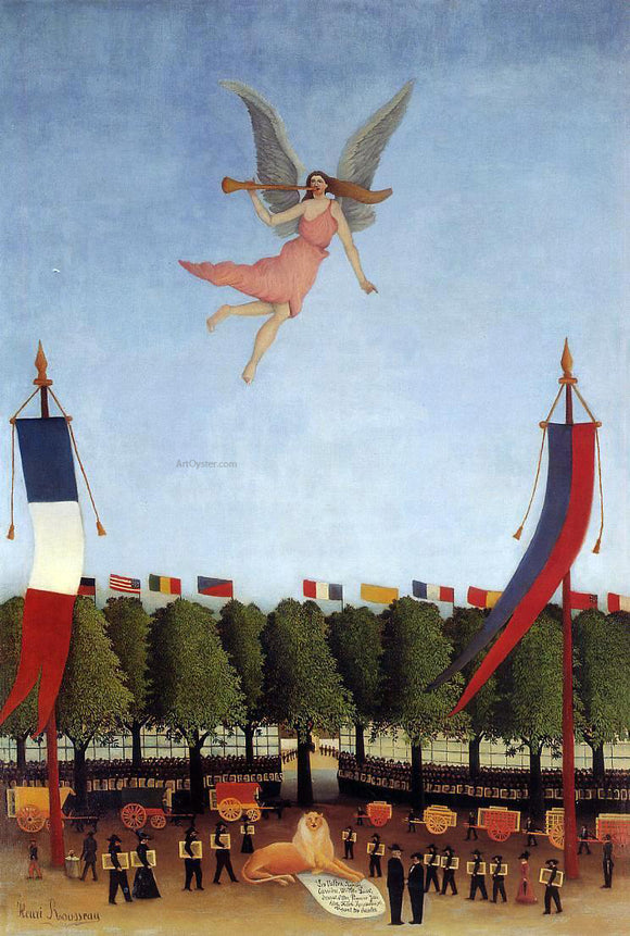  Henri Rousseau Liberty Inviting Artists to Take Part in the 22nd Exhibition of the Society of Independent Artists - Canvas Art Print