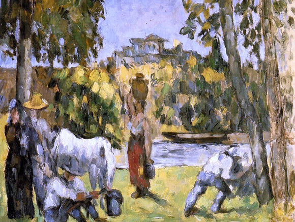  Paul Cezanne Life in the Fields - Canvas Art Print