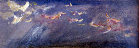  Paul Huet Light Breaking Through Clouds Pic 2 - Canvas Art Print