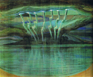  Mikalojus Ciurlionis Lightning - Canvas Art Print