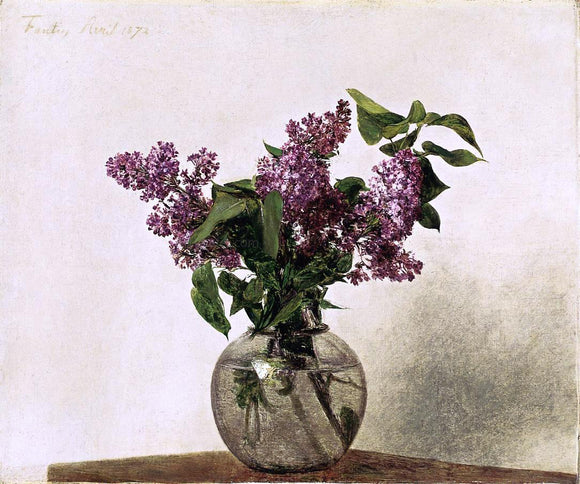  Henri Fantin-Latour Lilacs - Canvas Art Print