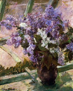  Mary Cassatt Lilacs in a Window - Canvas Art Print