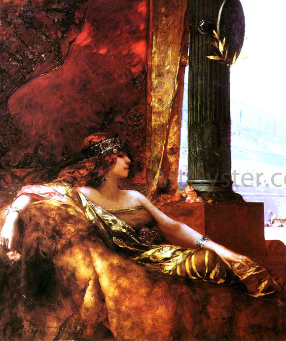  Jean-Joseph Benjamin Constant L'Imperatrice Theodora au Colisee - Canvas Art Print