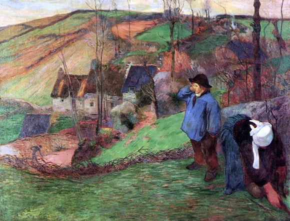  Paul Gauguin Little Breton Shepherd - Canvas Art Print