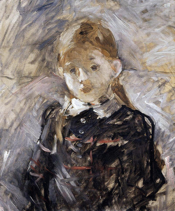  Berthe Morisot Little Girl with Blond Hair - Canvas Art Print