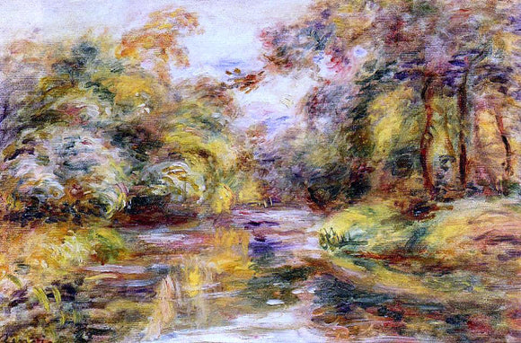  Pierre Auguste Renoir Little River - Canvas Art Print