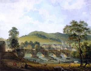  Paul Sandby RA Llangollen, Denbighshire - Canvas Art Print