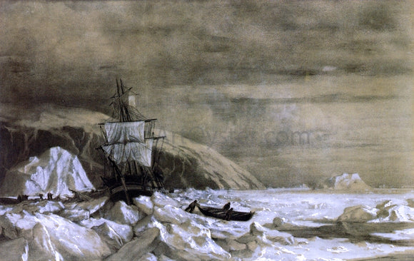  William Bradford Locked In - Baffin Bay - Canvas Art Print