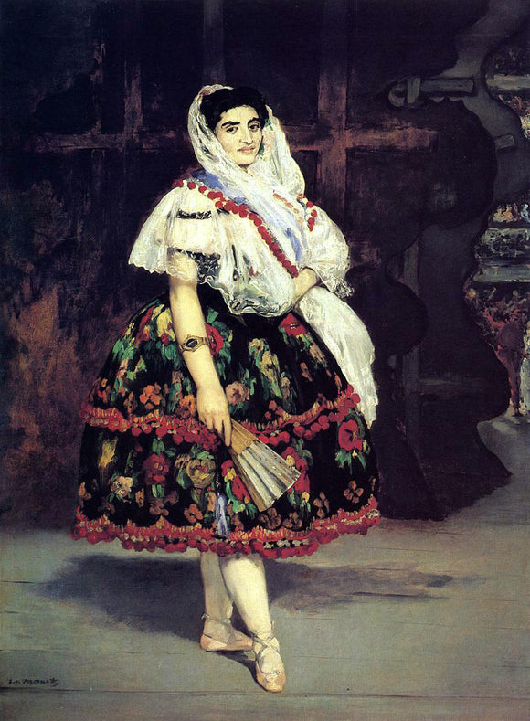  Edouard Manet Lola de Valence - Canvas Art Print