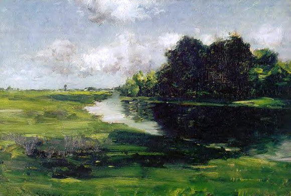  William Merritt Chase Long Island Landscape after a Shower of Rain - Canvas Art Print