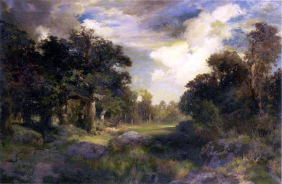  Thomas Moran Long Island Landscape - Canvas Art Print