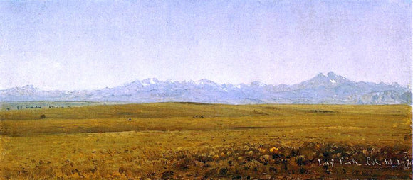  Sanford Robinson Gifford Long's Peak, Colorado - Canvas Art Print