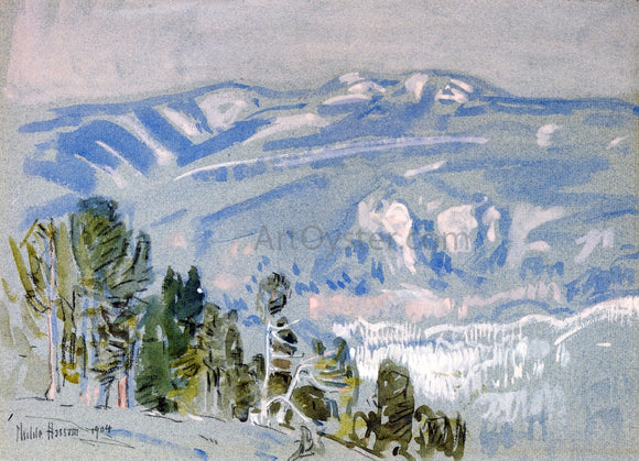  Frederick Childe Hassam Looking Towards Mount Adams from Mount Hood - Canvas Art Print