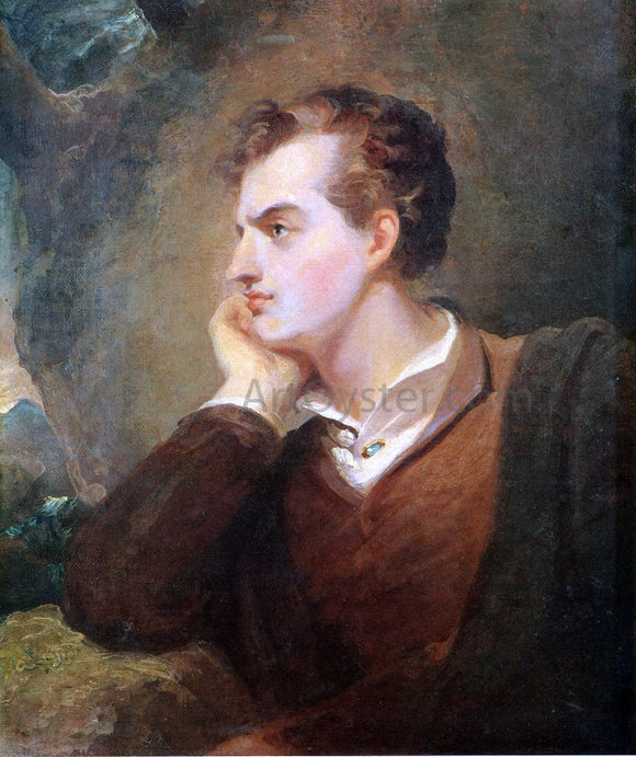  Thomas Sully Lord Byron - Canvas Art Print