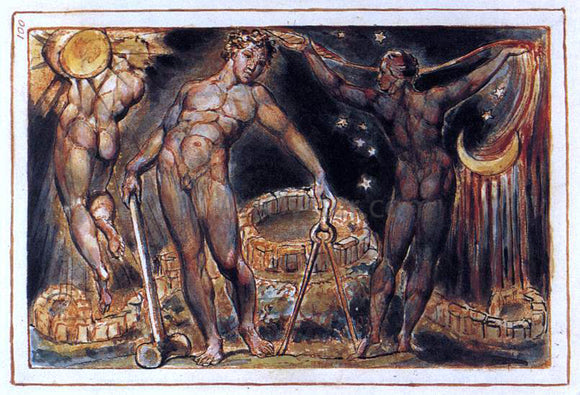  William Blake Los - Canvas Art Print