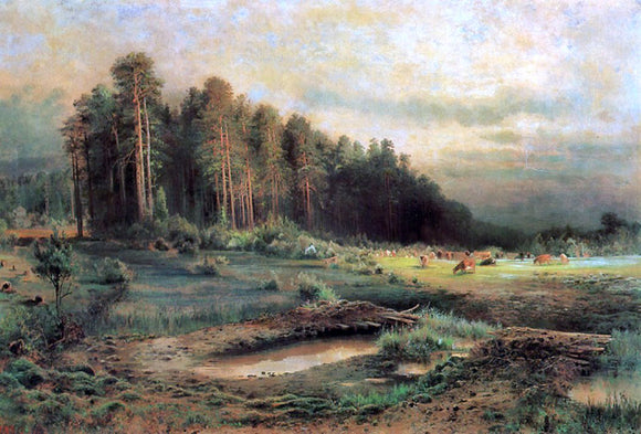  Alexei Kondratevich Savrasov Losiny Ostrov in Sokolniky - Canvas Art Print