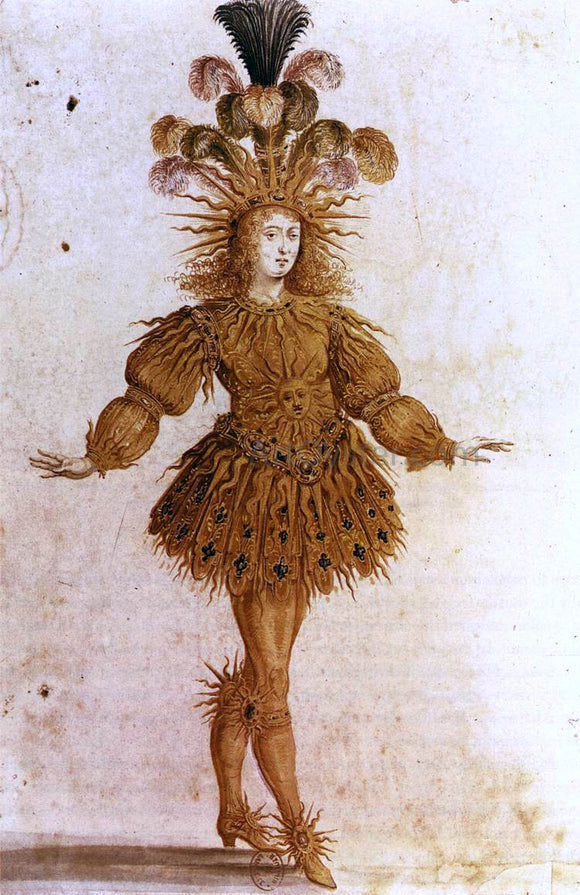  Henri Gissey Louis XIV as Apollo - Canvas Art Print