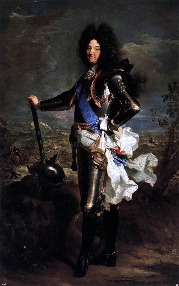  Hyacinthe Rigaud Louis XIV - Canvas Art Print