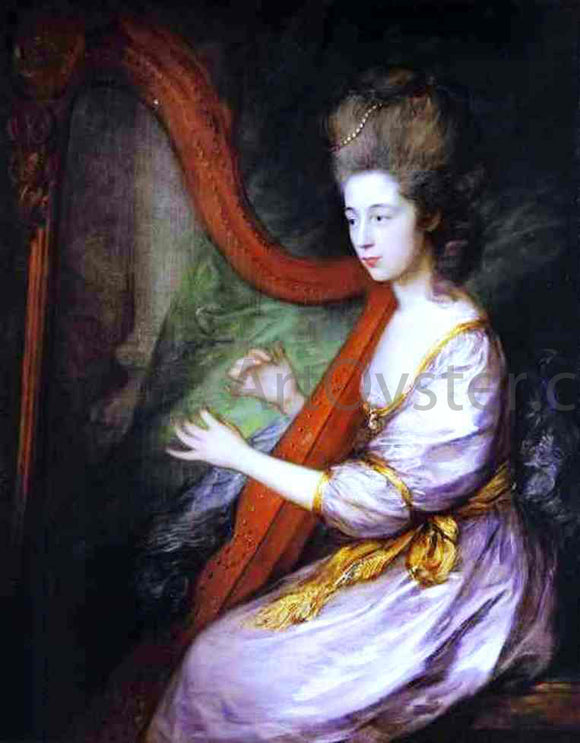  Thomas Gainsborough Louisa, Lady Clarges - Canvas Art Print