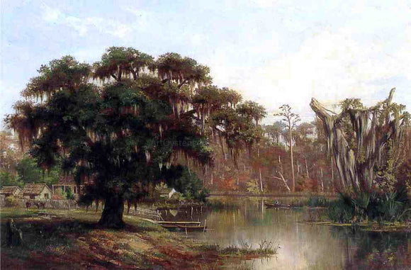  William Henry Buck Louisiana Bayou - Canvas Art Print