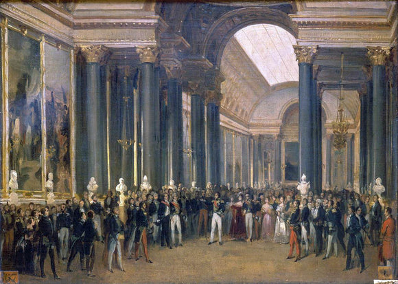  Francois-Joseph Heim Louis-Philippe Opening the Galerie des Batailles, 10 June 1837 - Canvas Art Print