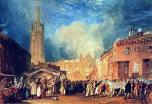  Joseph William Turner Louth, Lincolnshire - Canvas Art Print