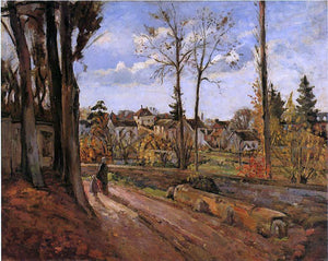  Camille Pissarro Louveciennes - Canvas Art Print