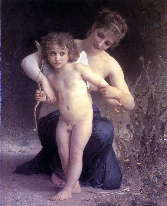  William Adolphe Bouguereau Love Disarmed - Canvas Art Print