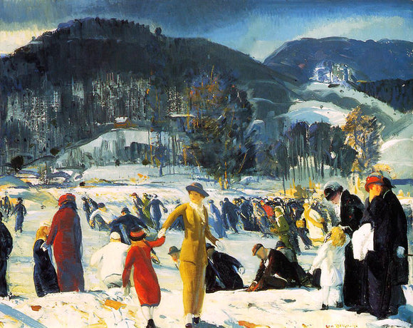  George Wesley Bellows Love of Winter - Canvas Art Print