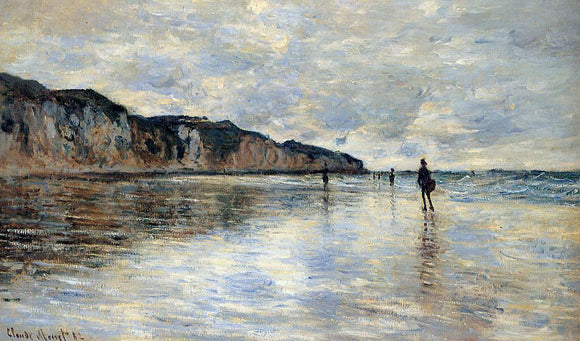  Claude Oscar Monet Low Tide at Pourville - Canvas Art Print