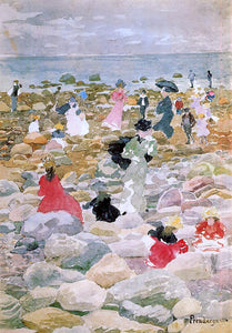  Maurice Prendergast Low Tide, Nantucket - Canvas Art Print