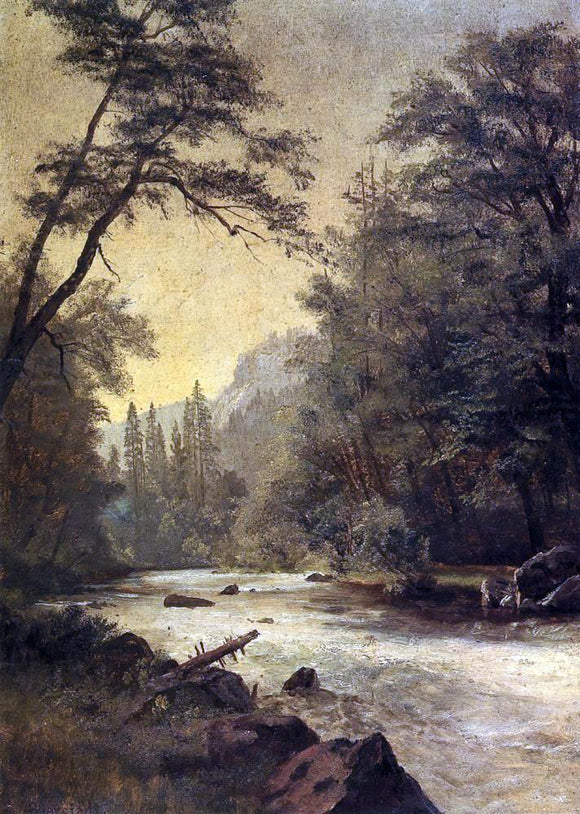  Albert Bierstadt Lower Yosemite Valley - Canvas Art Print