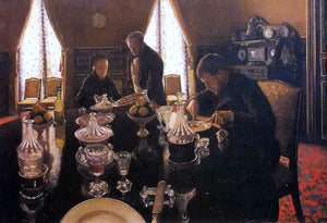  Gustave Caillebotte Luncheon - Canvas Art Print