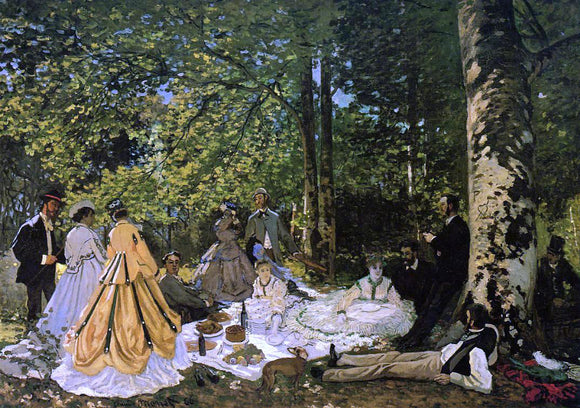  Claude Oscar Monet Luncheon on the Grass - Canvas Art Print