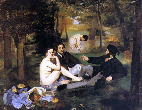  Edouard Manet Luncheon on the Grass - Canvas Art Print