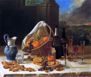  John F Francis Luncheon Still Life - Canvas Art Print