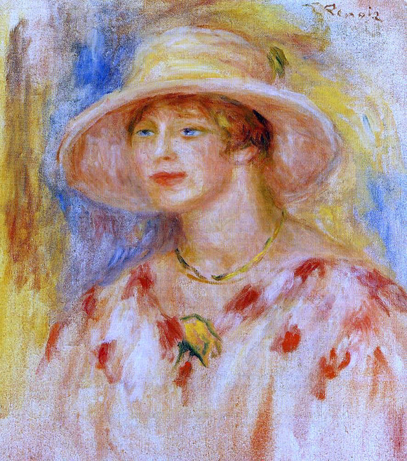  Pierre Auguste Renoir Lydia Sieligmann - Canvas Art Print