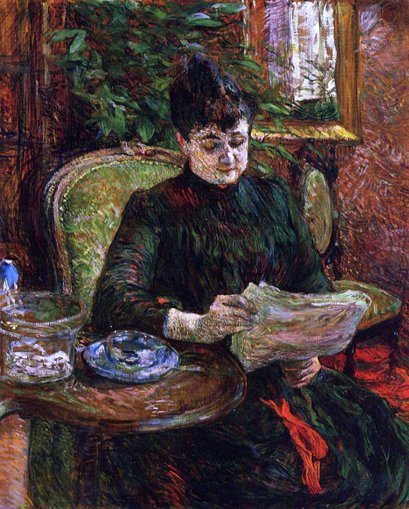  Henri De Toulouse-Lautrec Madame Aline Gibert - Canvas Art Print