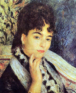  Pierre Auguste Renoir Madame Alphonse Daudet - Canvas Art Print