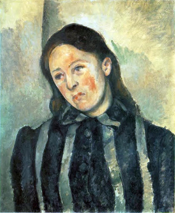  Paul Cezanne Madame Cezanne with Unbound Hair - Canvas Art Print