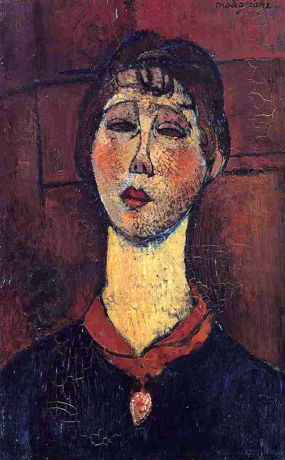  Amedeo Modigliani Madame Dorival - Canvas Art Print