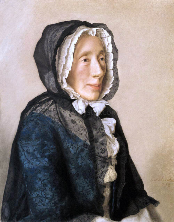  Jean-Etienne Liotard Madame Jean Tronchin - Canvas Art Print