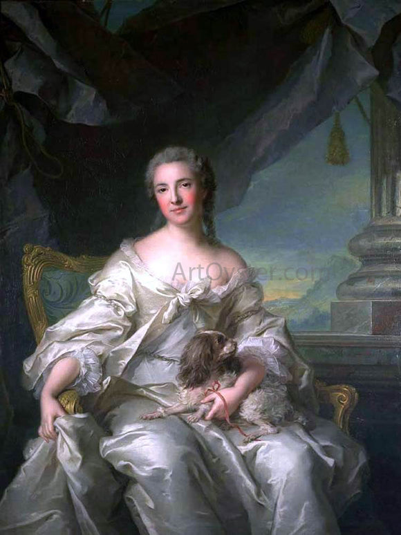  Jean-Marc Nattier Madame la Comtesse d'Argenson - Canvas Art Print