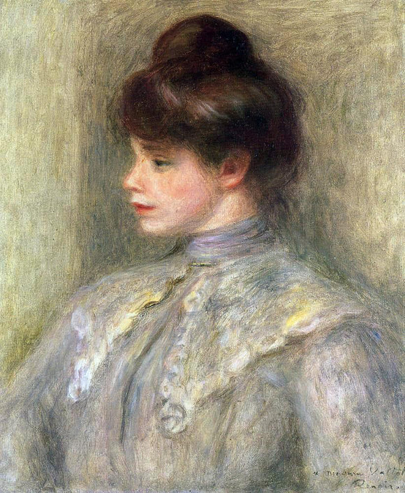  Pierre Auguste Renoir Madame Louis Valtat nee Suzanne Noel - Canvas Art Print