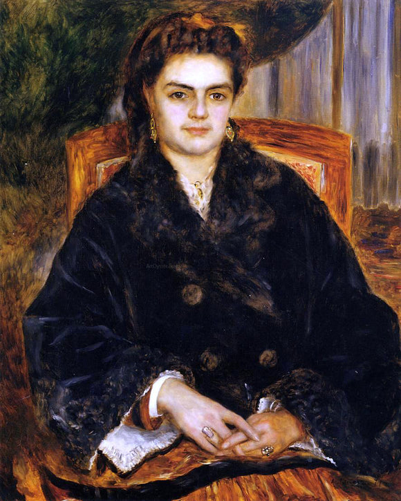  Pierre Auguste Renoir Madame Marie Octavie Bernier - Canvas Art Print