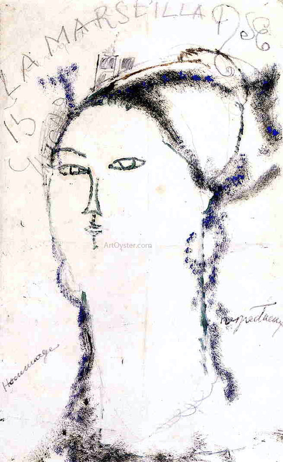  Amedeo Modigliani Madame Othon Friesz, La Marseillaise - Canvas Art Print