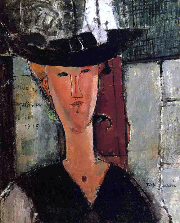  Amedeo Modigliani Madame Pompadour - Canvas Art Print